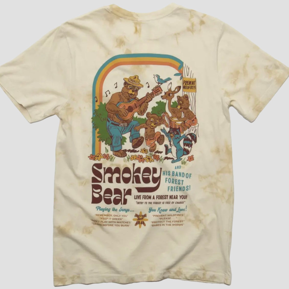 The Landmark Project Smokey's Band Vintage Dyed Unisex
Short Sleeve Tee