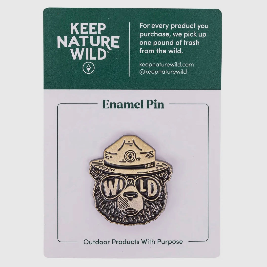 Keep Nature Wild Wildbear | Enamel Pin