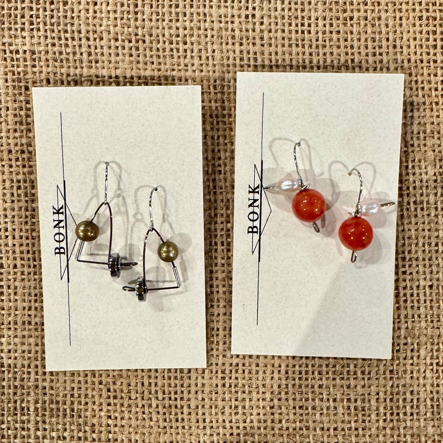 Handmade Sara Bonk Earrings