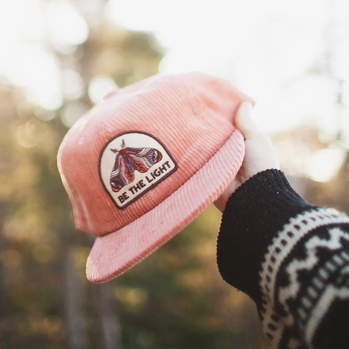 Trek Light Corduroy Snapback Hat | Be the Light