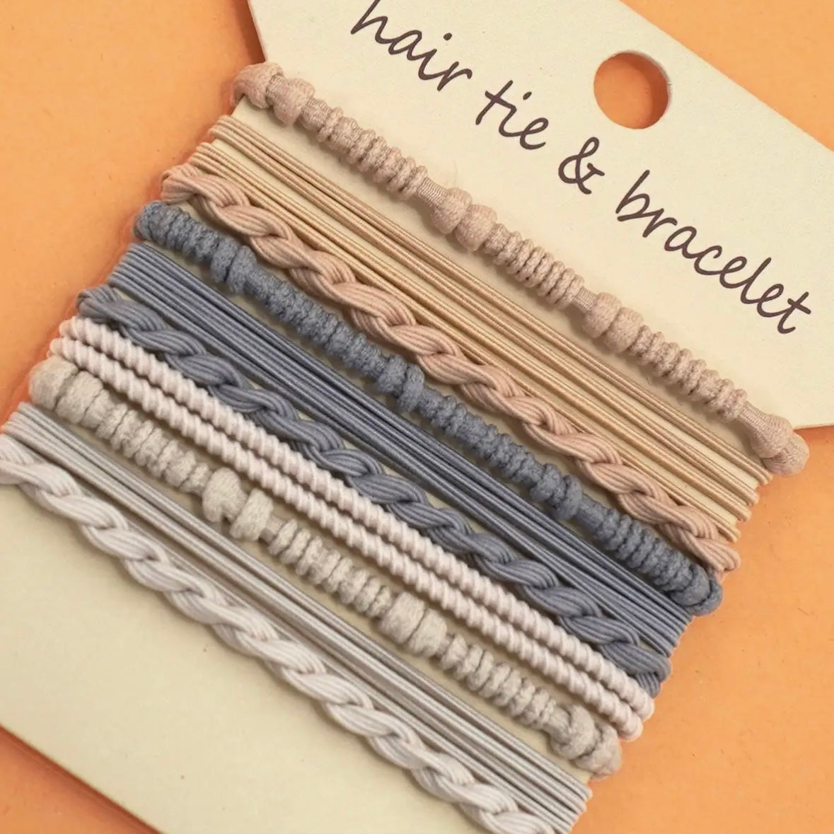 Boho Dual Function Knot Bracelet Hair Ties