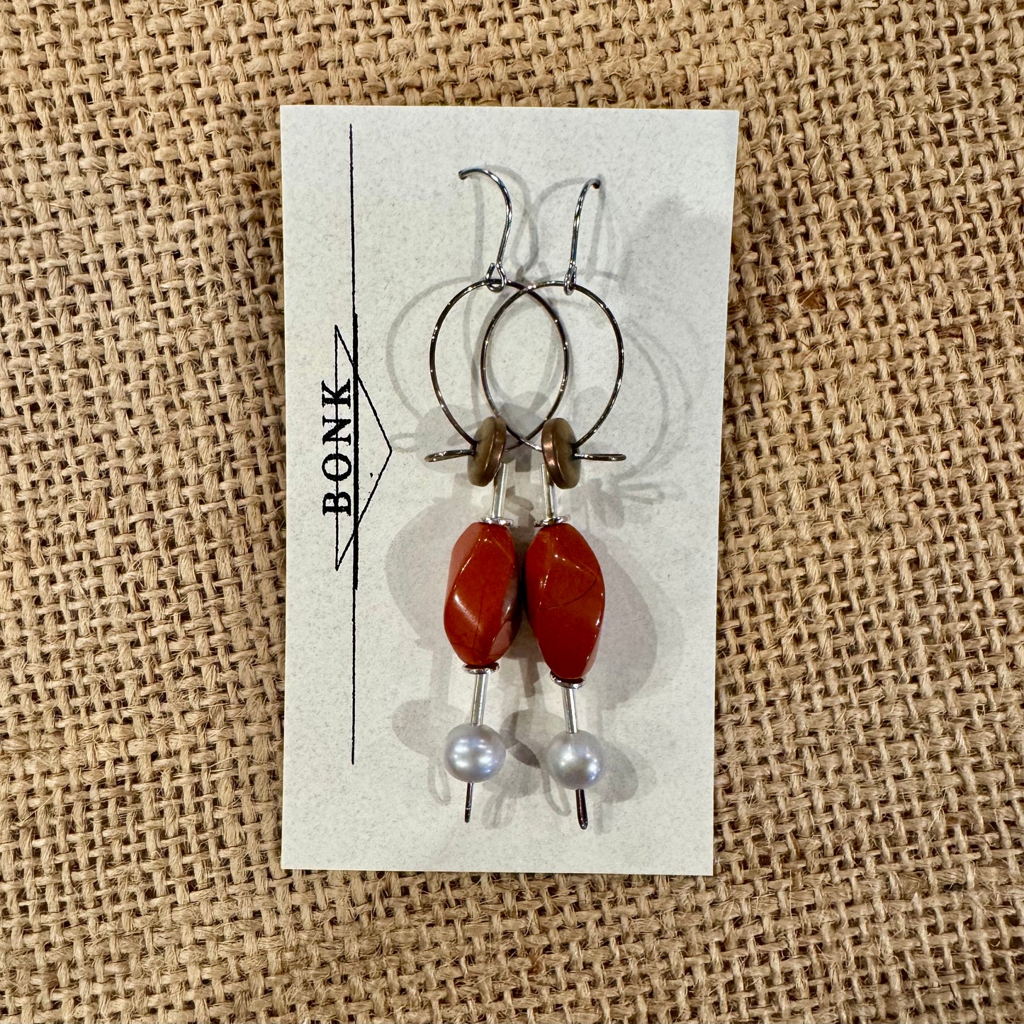 Handmade Sara Bonk Earrings