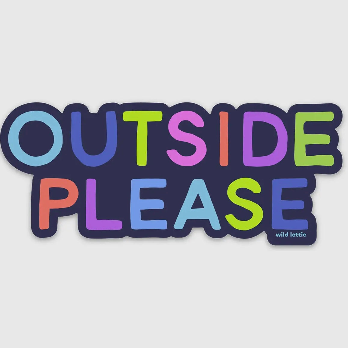 Wild Lettie Sticker