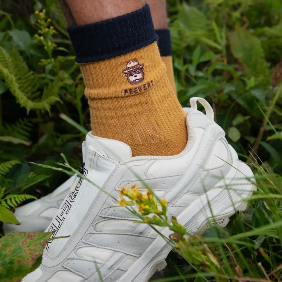 The Landmark Project Smokey's Message Sock - Sandstone