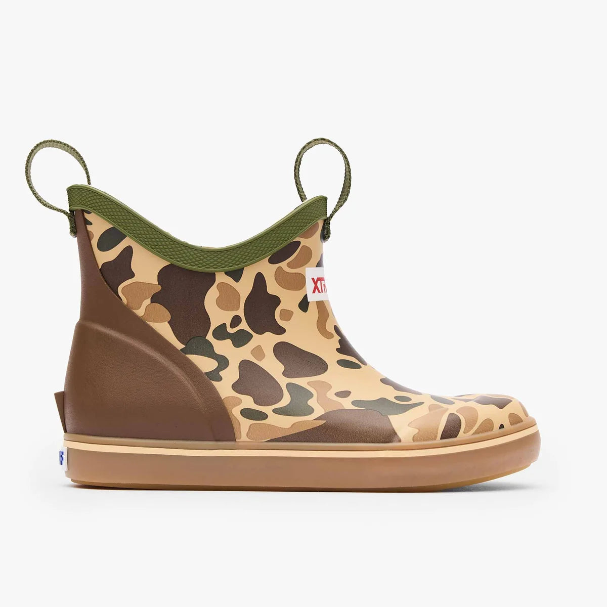 XTRATUF Little Kids Ankle Deck Boot in Duck Camo