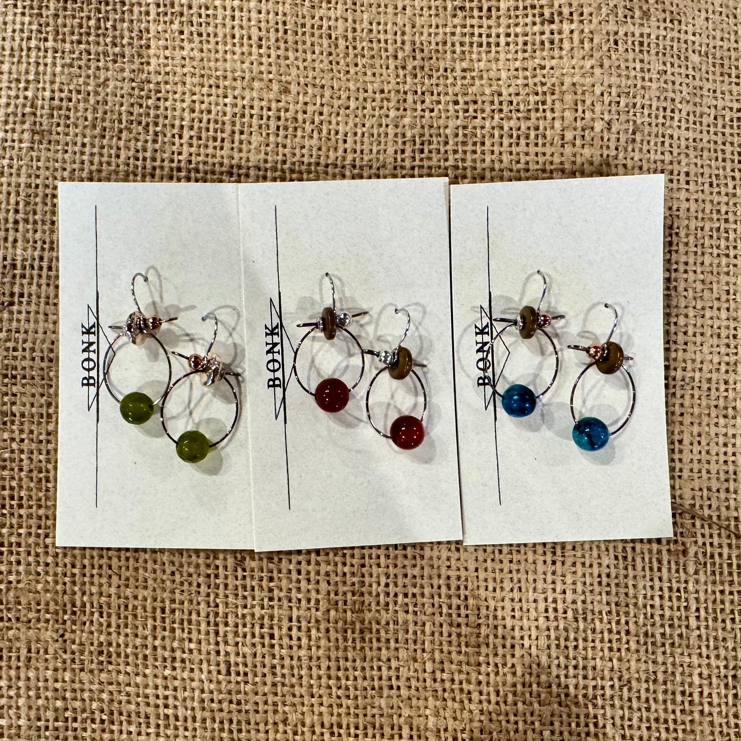 Handmade Sara Bonk Earrings
