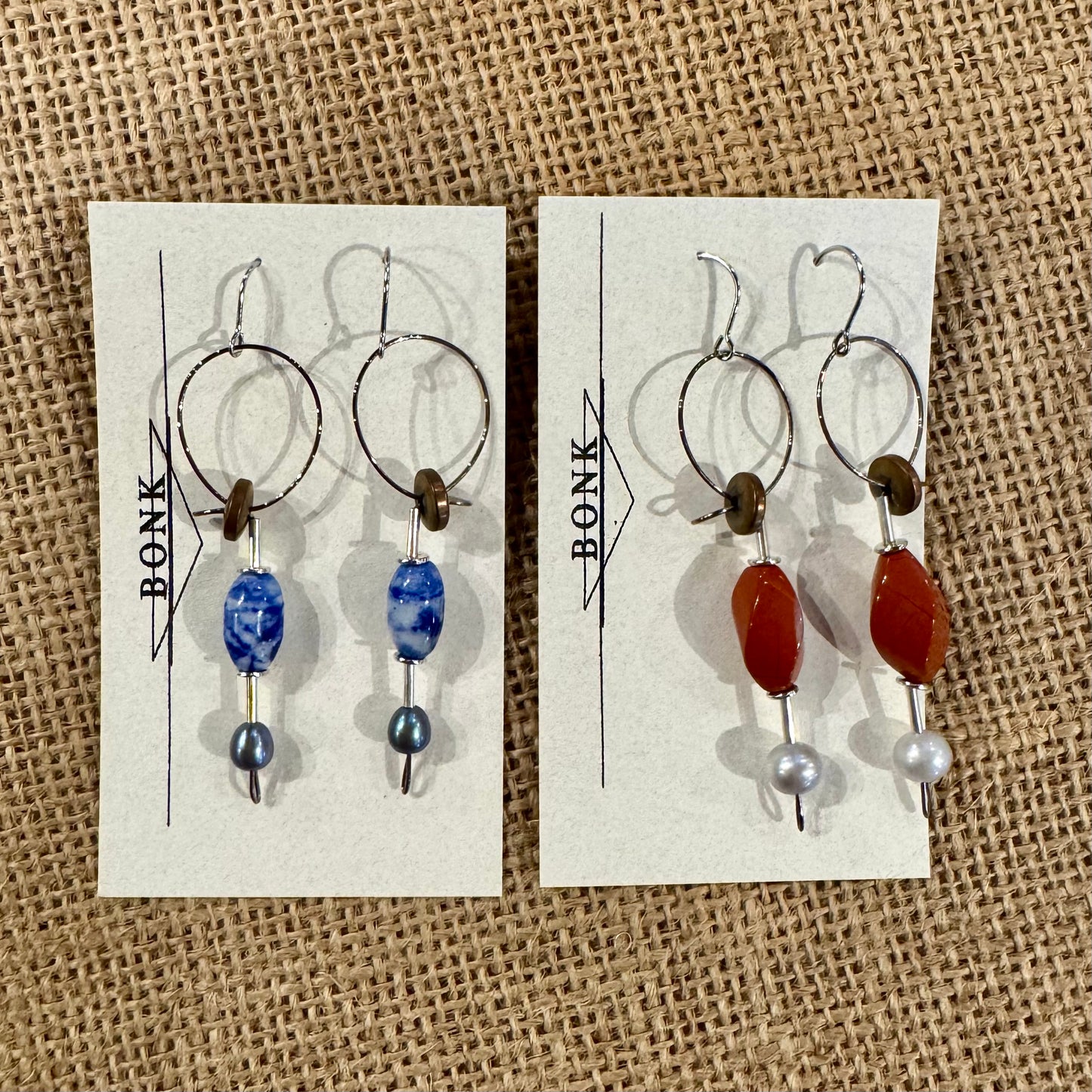 Handmade Sara Bonk Earrings