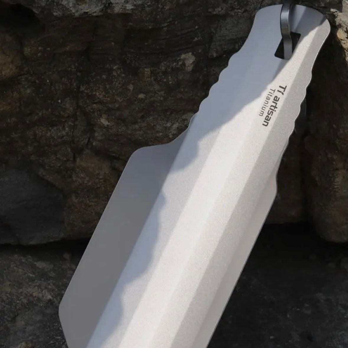 Ultralight Backpacking Trowel Titanium Shovel Hiking Trowel For Outdoor Campsite Use