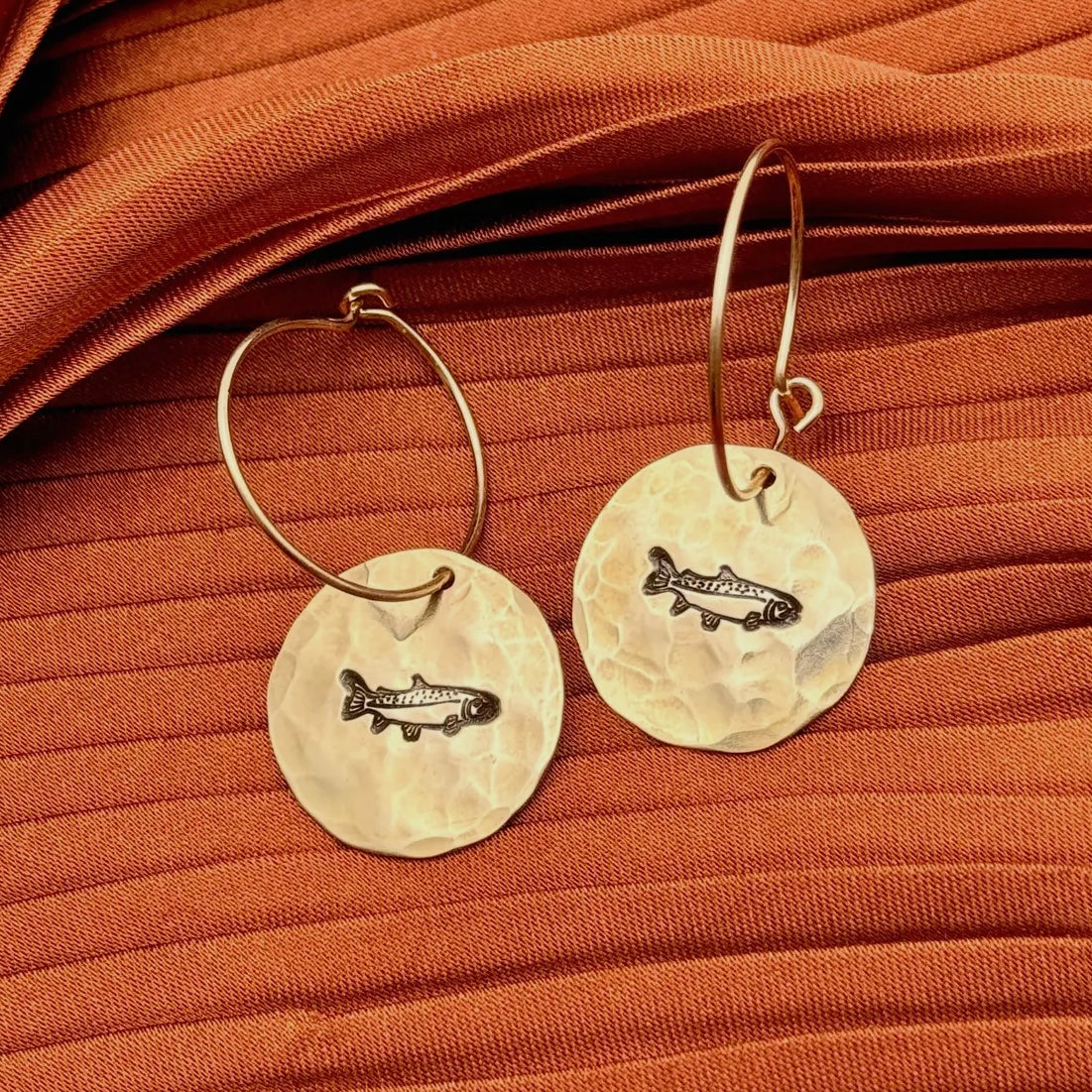 Fluff Hardware Handmade River Earrings