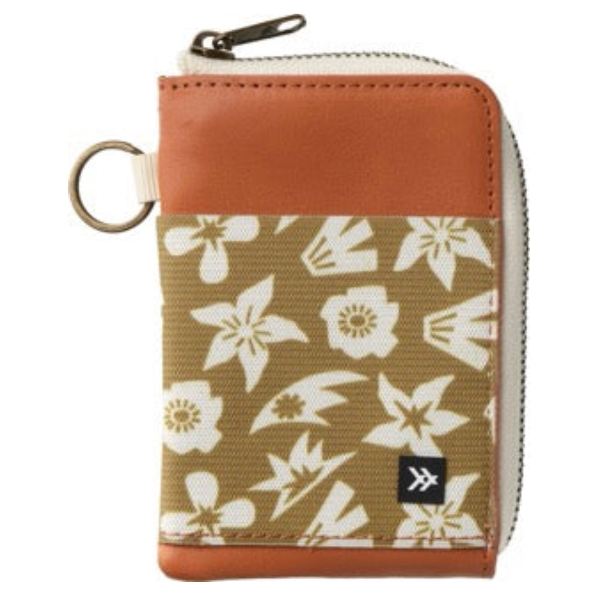 Thread Leather Zip Wallet