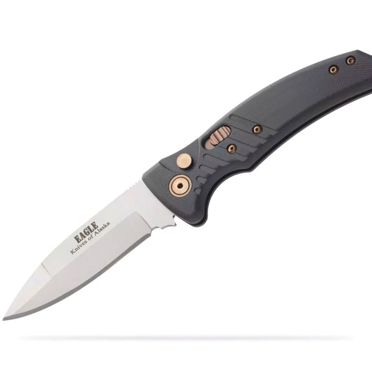 Knives of Alaska Eagle Auto Black G10 Every Day Carry