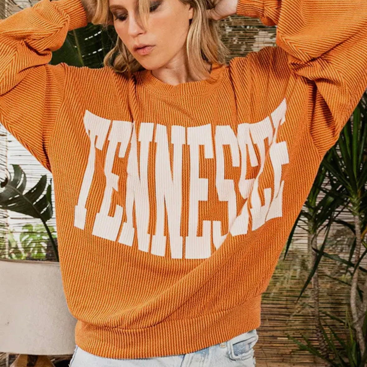 Tennessee Comfy Oversize Graphic Sweatshirt