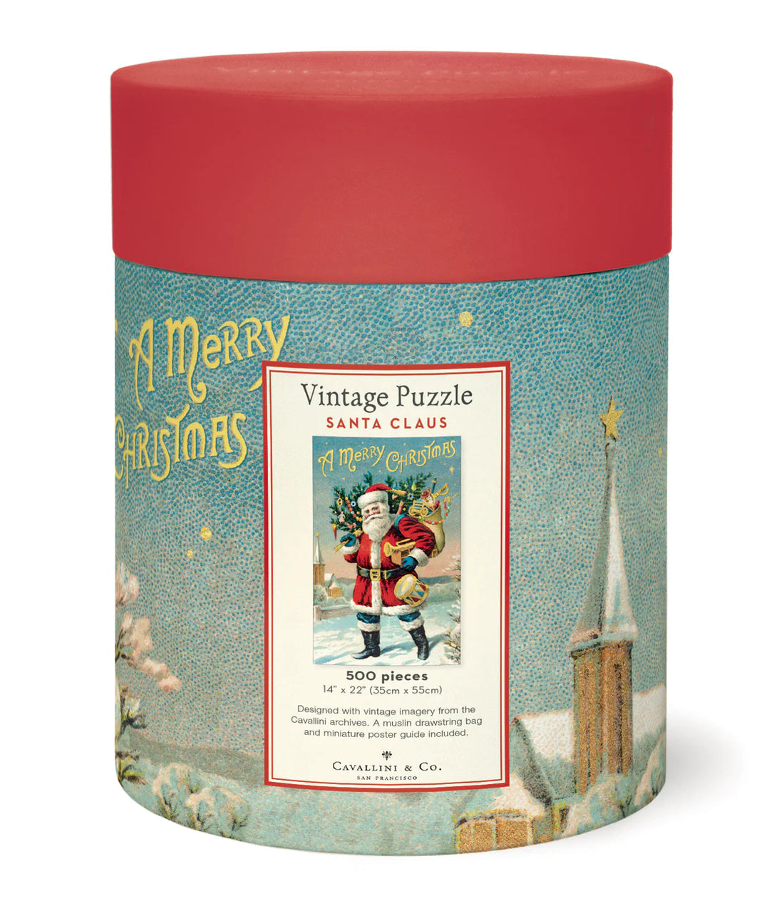 Cavallini & Co Santa Claus 500 Piece Puzzle