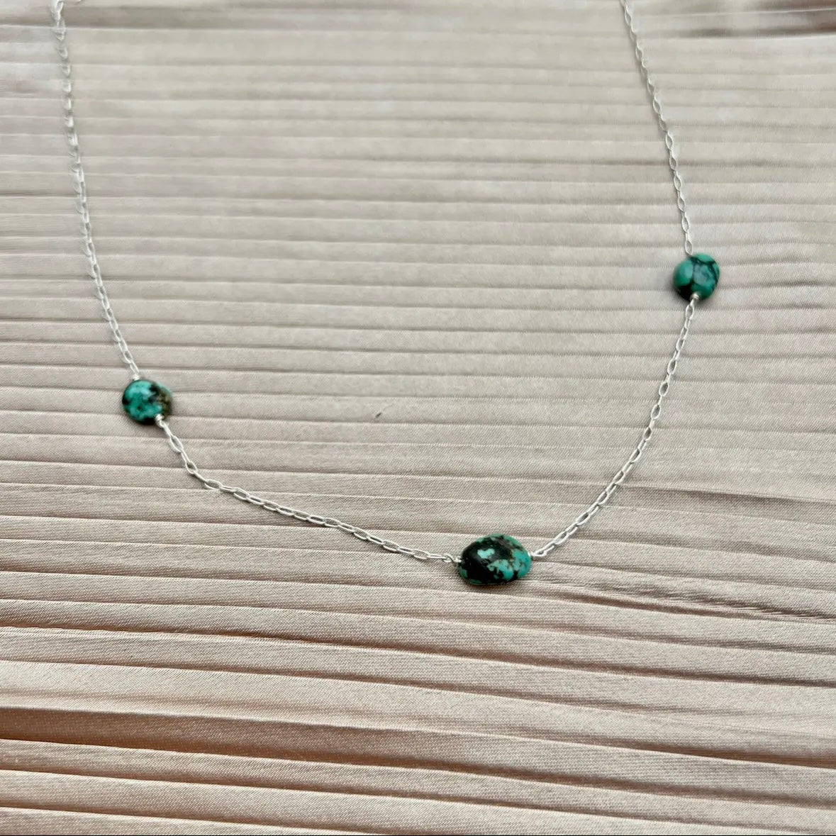 Fluff Hardware Claire Necklace 14" Silver
