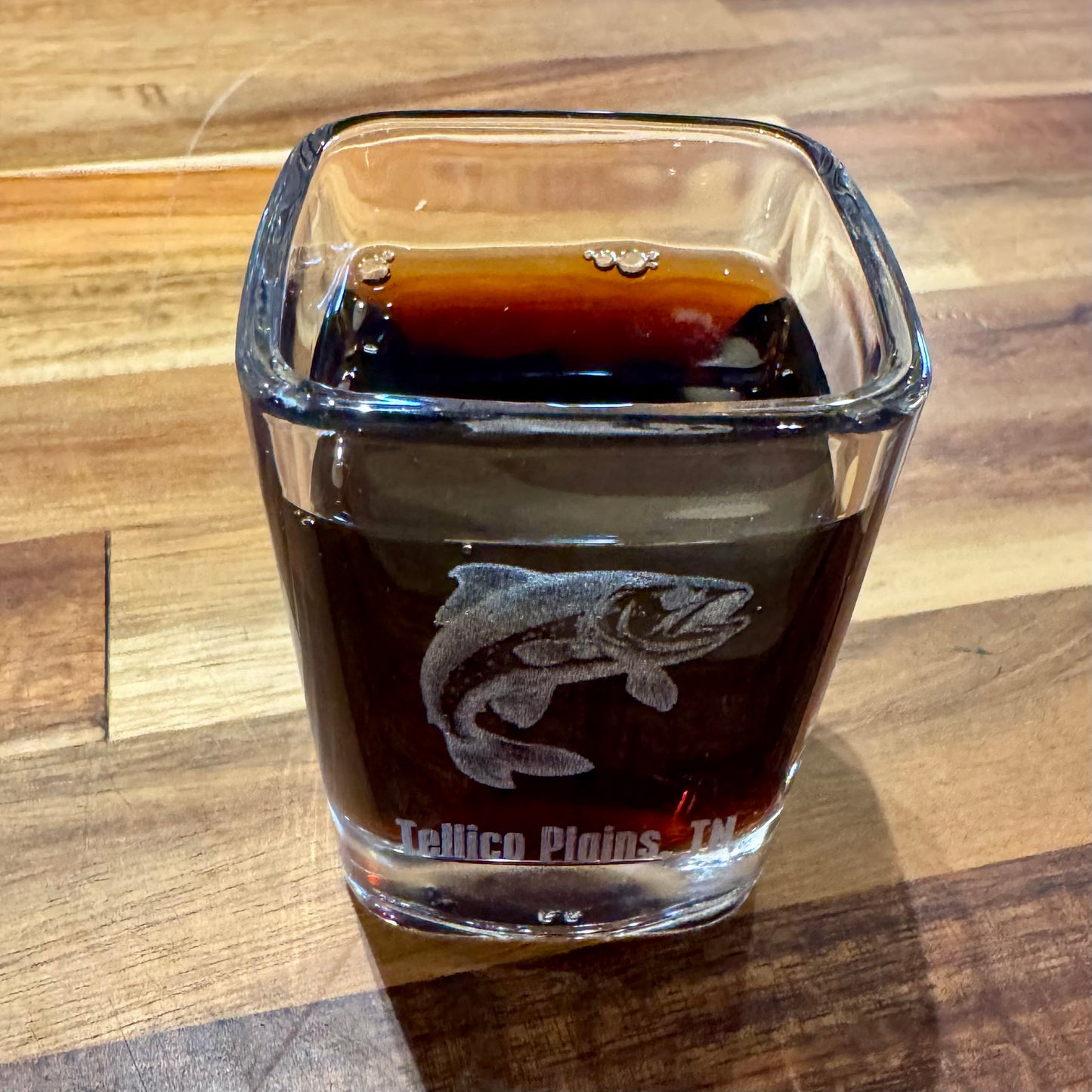 Square Glass Shot Glass 2.25oz