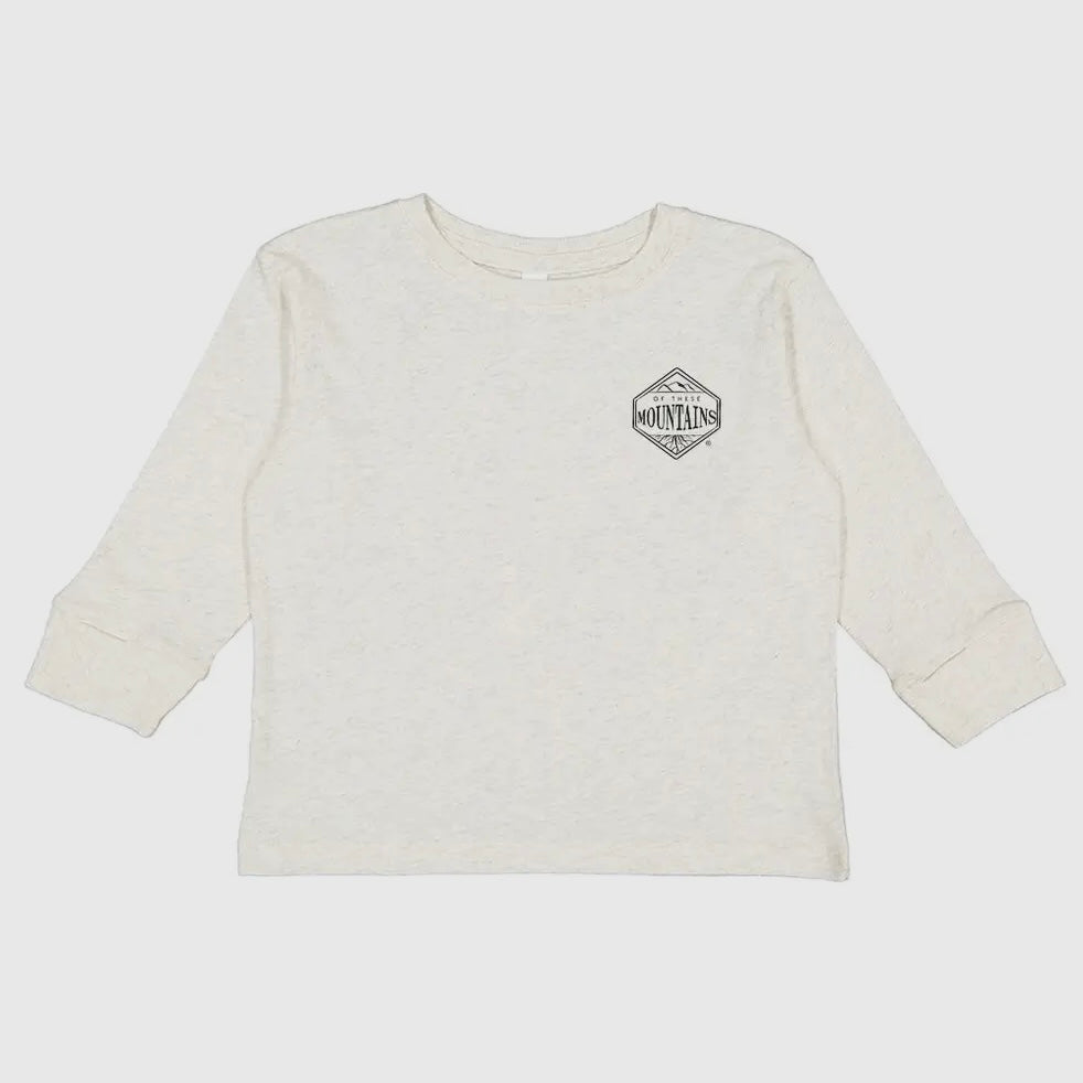 Of These Mountains More Trees Please Toddler Long Sleeve Tee