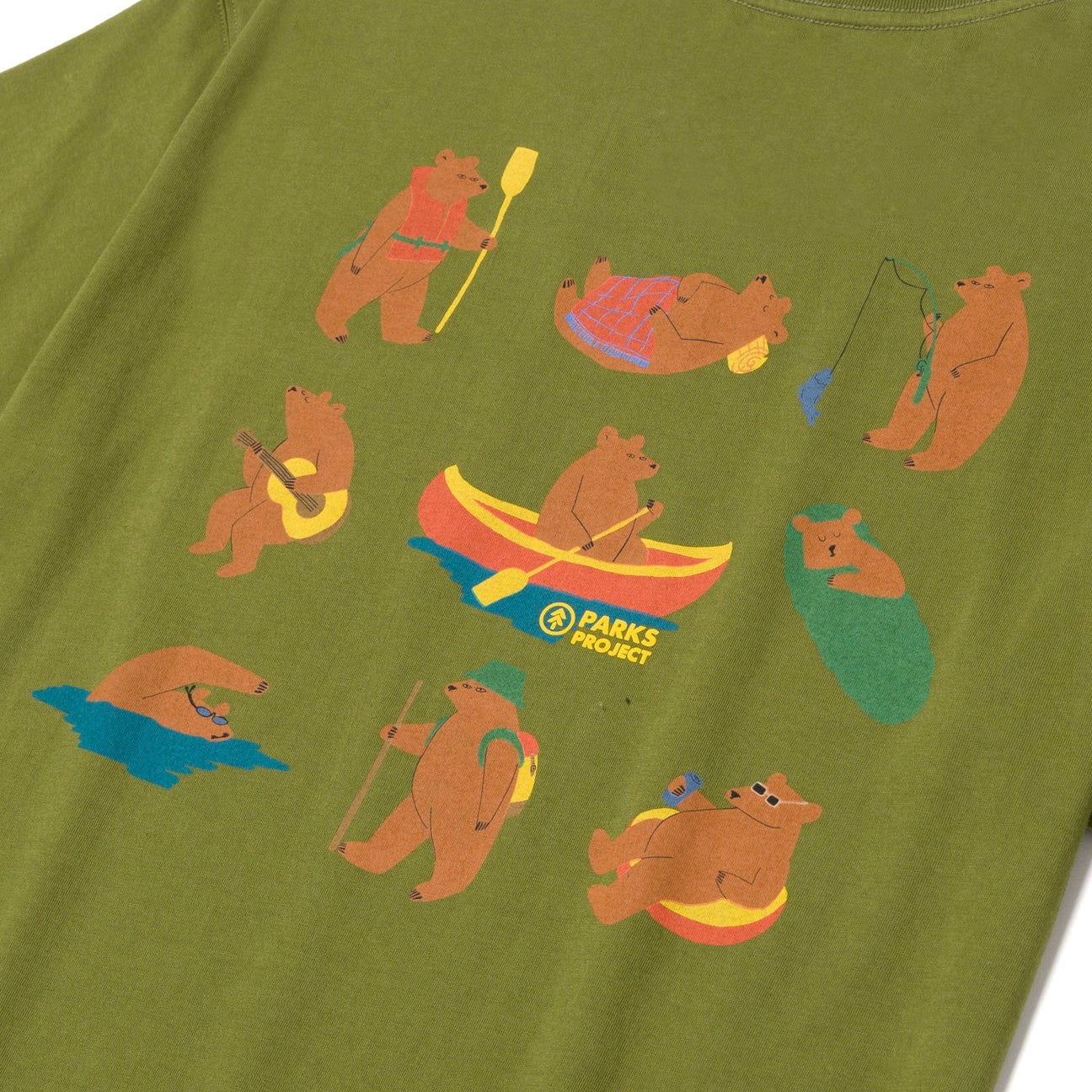 Parks Project Bears At Camp Pocket Tee