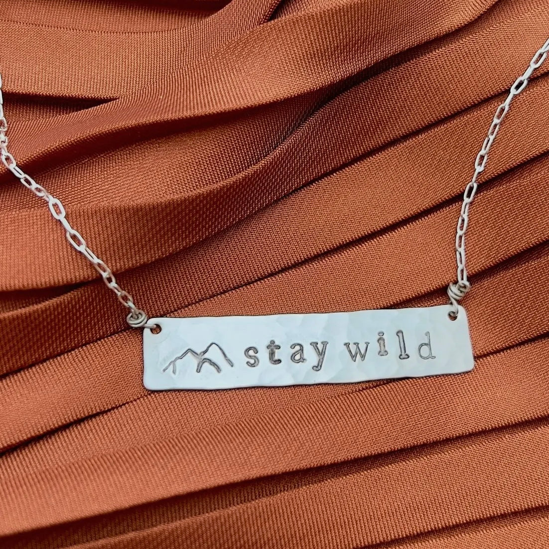 Fluff Hardware Handmade Stay Wild Necklace