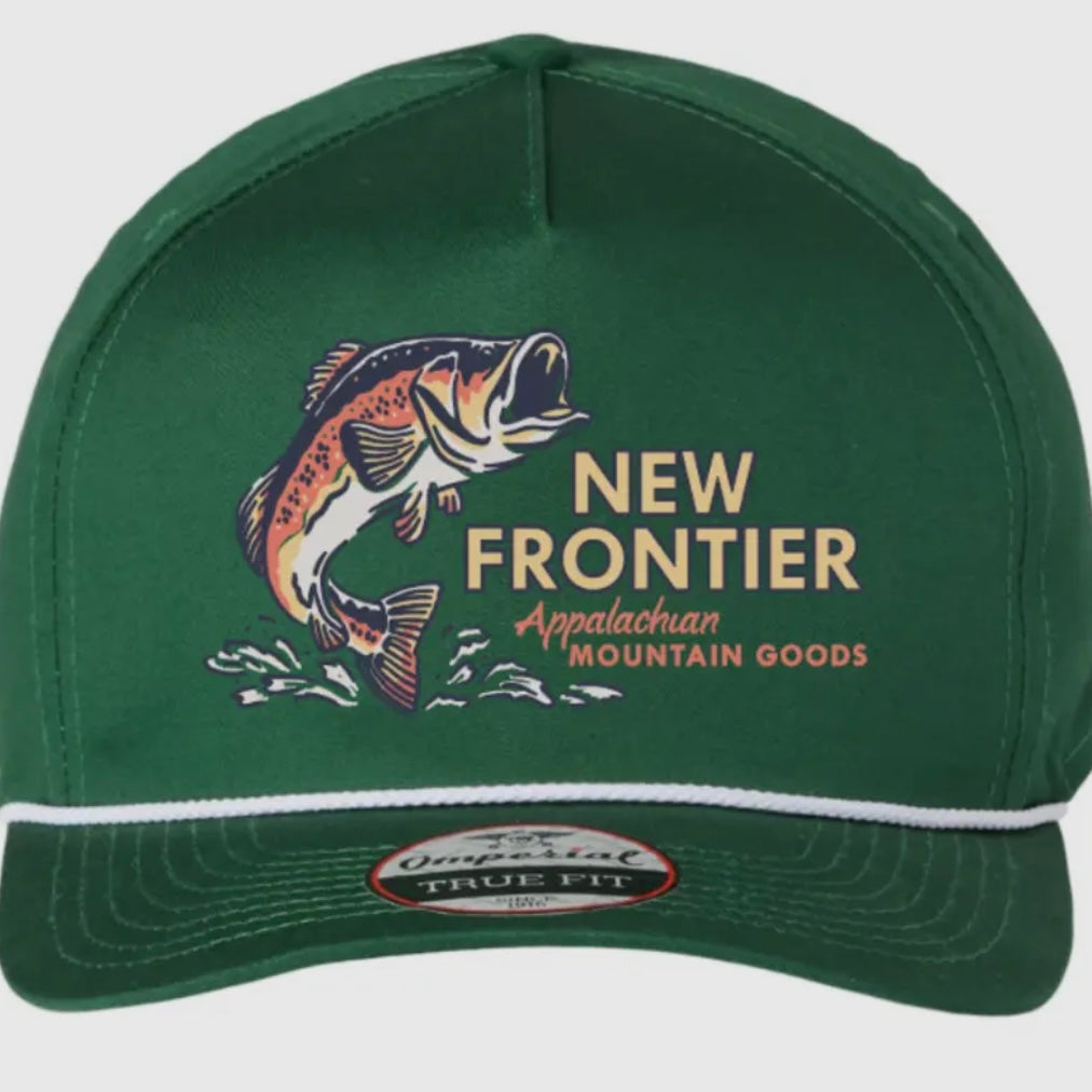 New Frontier Fishing Cap (Bass Green)