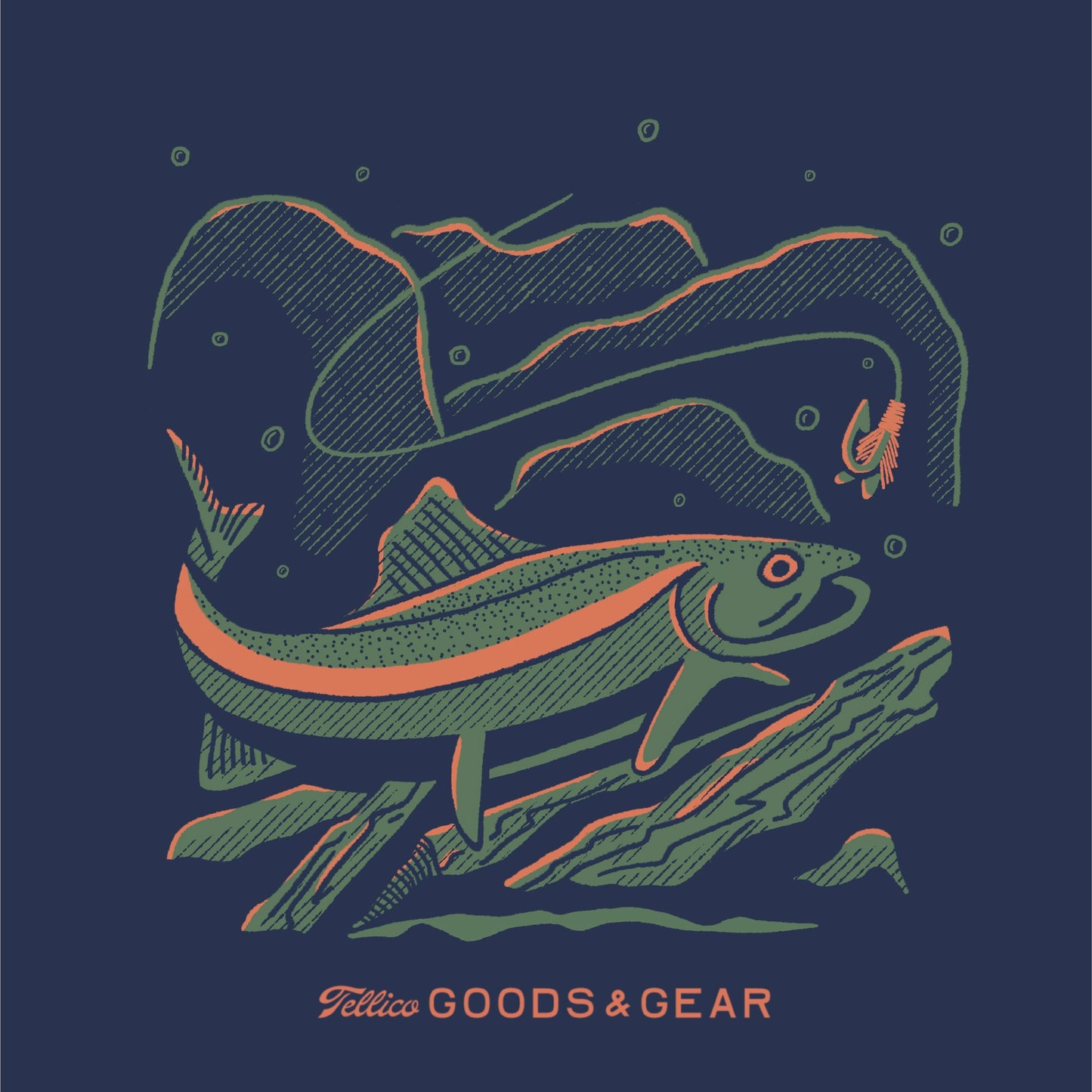 G&G Fish Around Pocket T-Shirt
