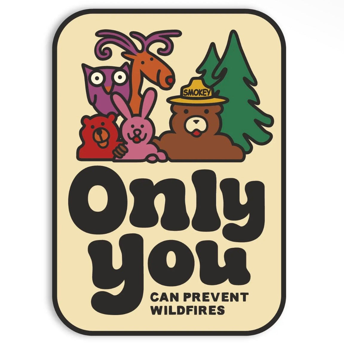The Landmark Project Only You Retro Sticker
