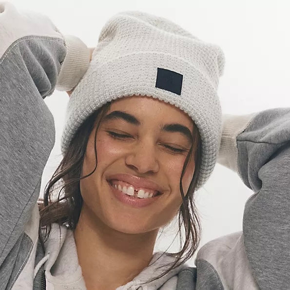 FP Movement Lets Race Fleece Lined Recycled Yarn Beanie