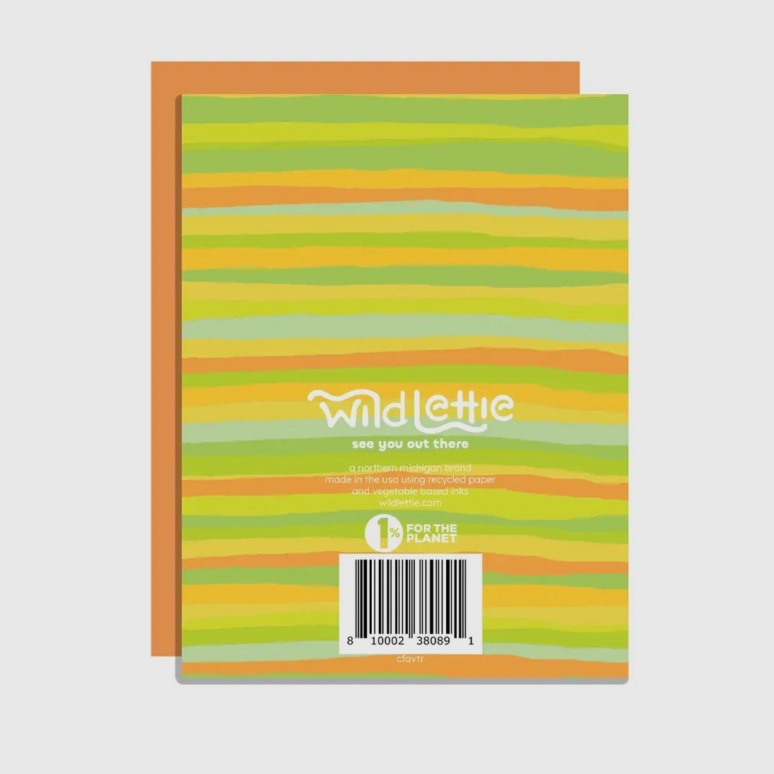 Wild Lettie Blank Card