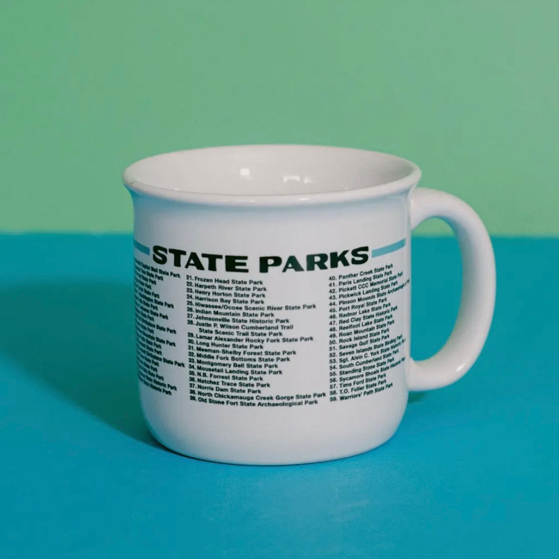 Tennessee State Parks - 59 Parks Ceramic Mug