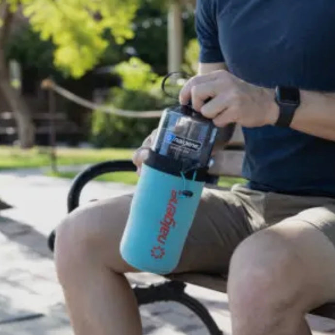 Nalgene 32oz Bottle Neoprene Sleeve, Capri Teal