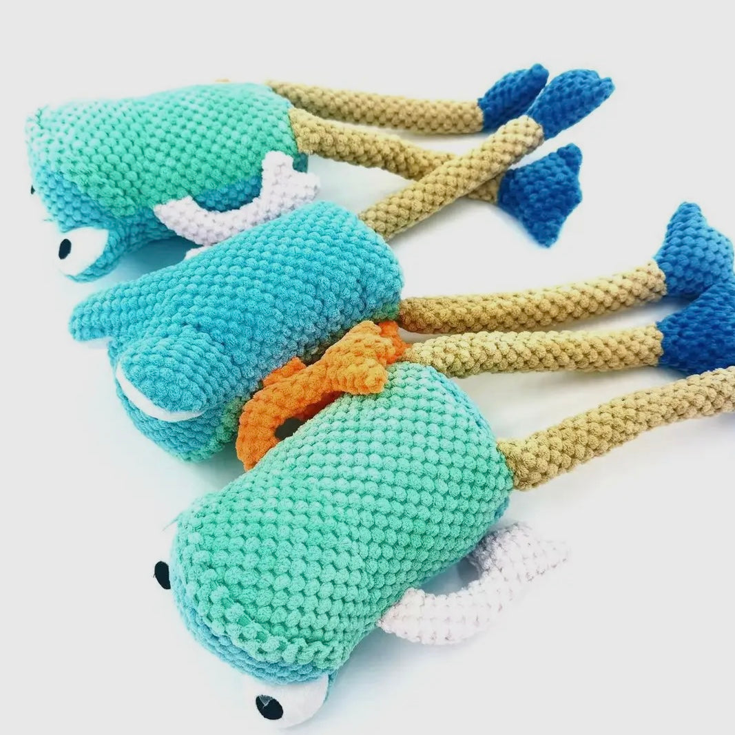 Petkin - Frog Squeaky Pet Toy