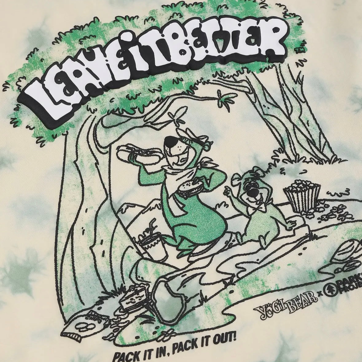 Yogi Bear X Parks Project Pack It Out Tee