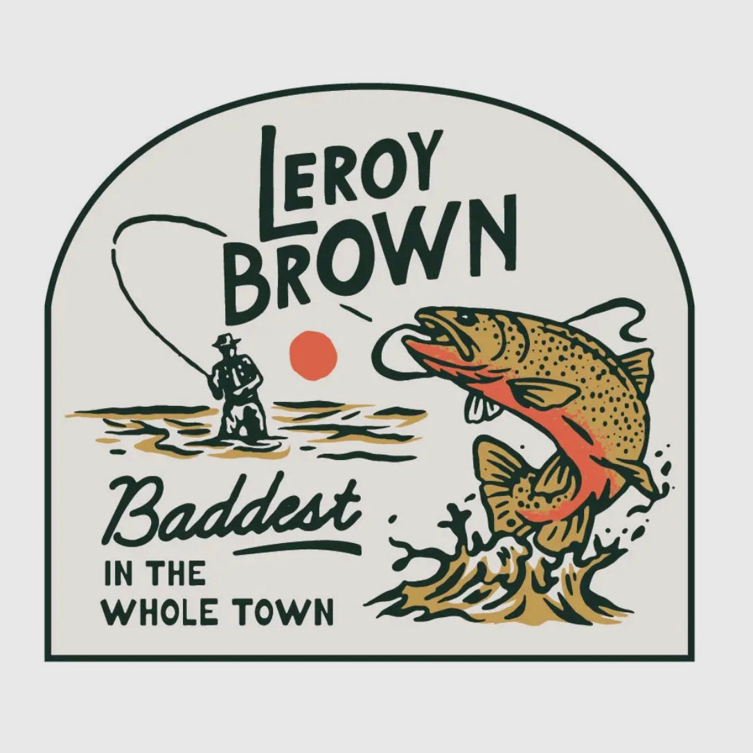Leroy Brown Sticker