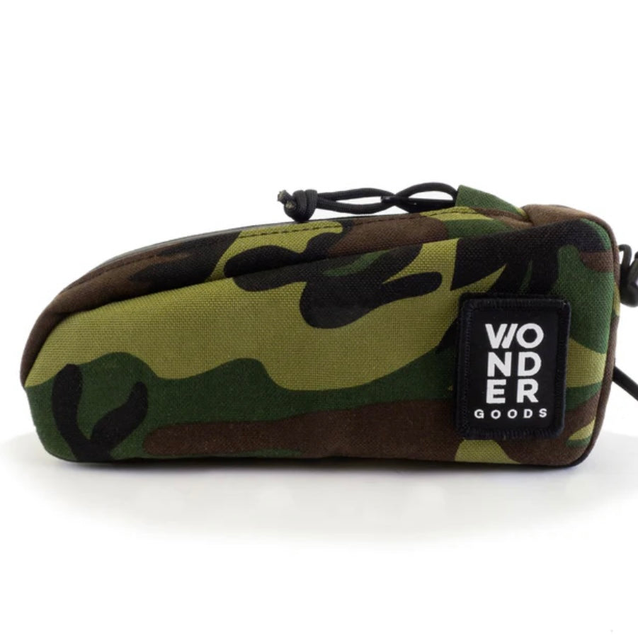 fahrradtasche camouflage Wonder Goods Woodland Camo Top Tube Bike Bag – Tellico Goods and Gear