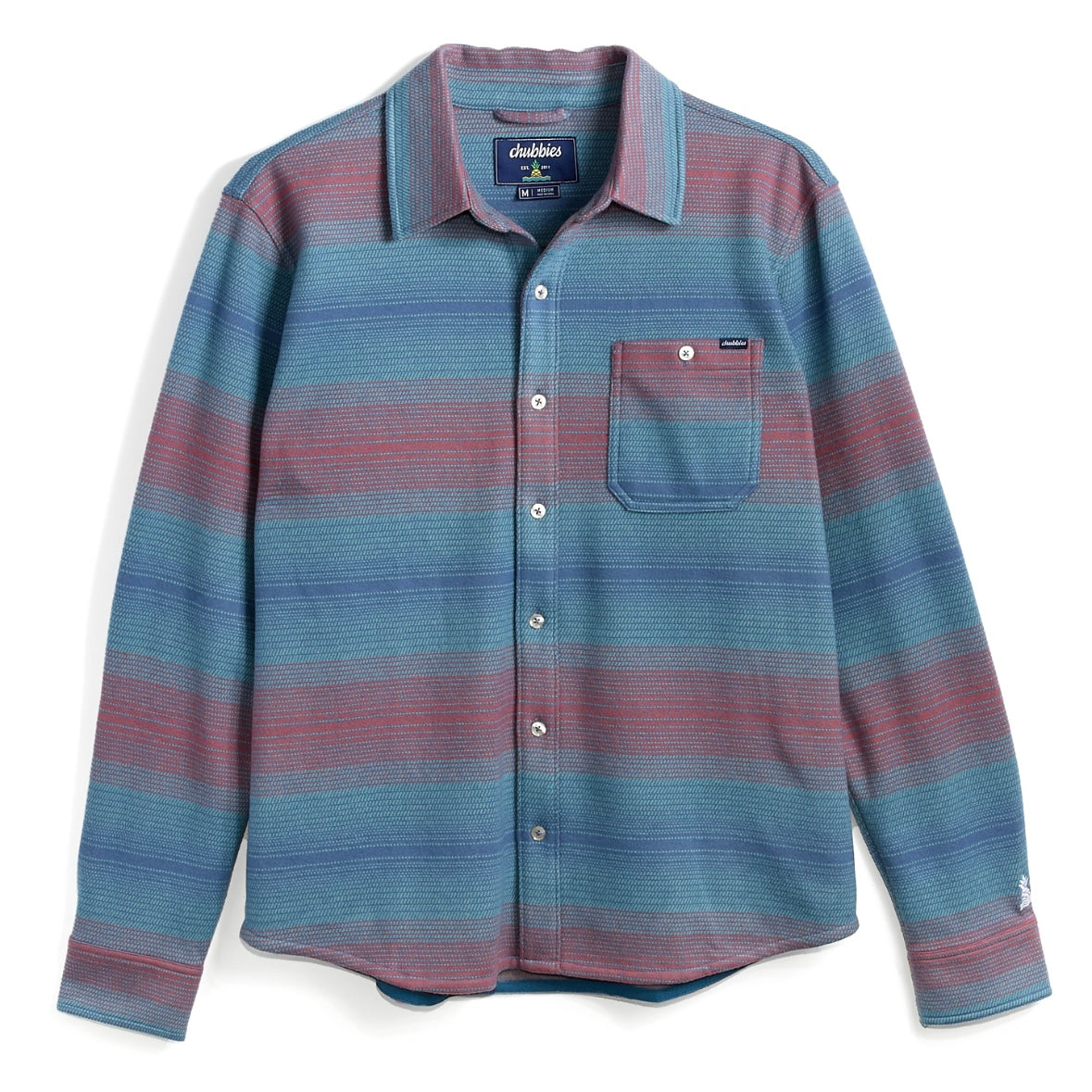 Chubbies Shorts - Cloud 10 Overshirt in The Sunset Stripe