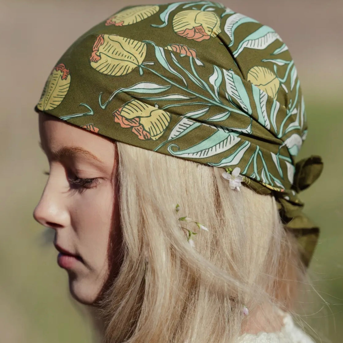 Handker Bandana 100% Organic Cotton 22" x 22"