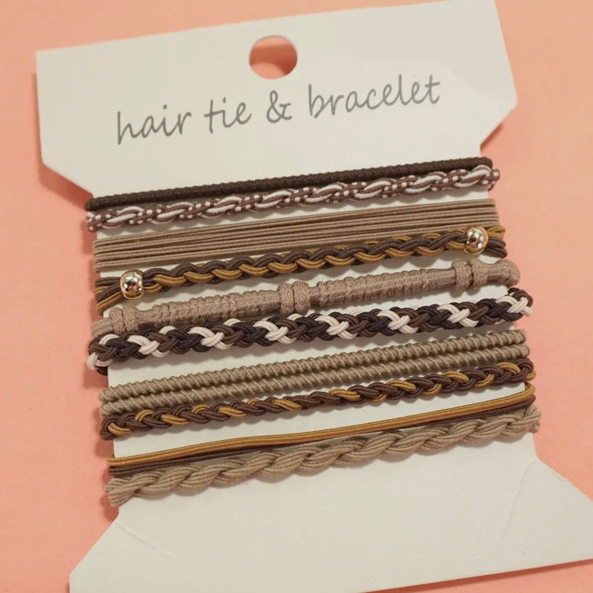 Boho Dual Function Knot Bracelet Hair Ties