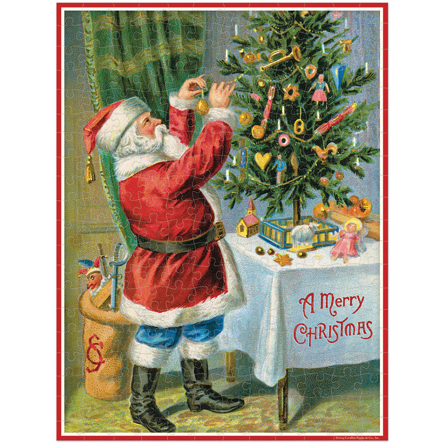 Cavallini & Co Christmas Santa Mini Puzzle
