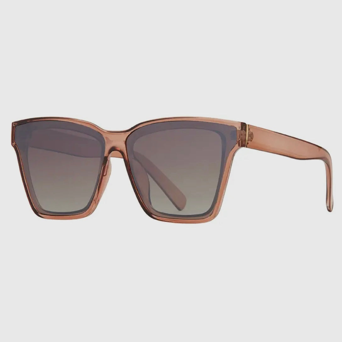 Blue Planet Eco-Eyewear Palma - Crystal Mocha / Gradient Brown Light Mirror