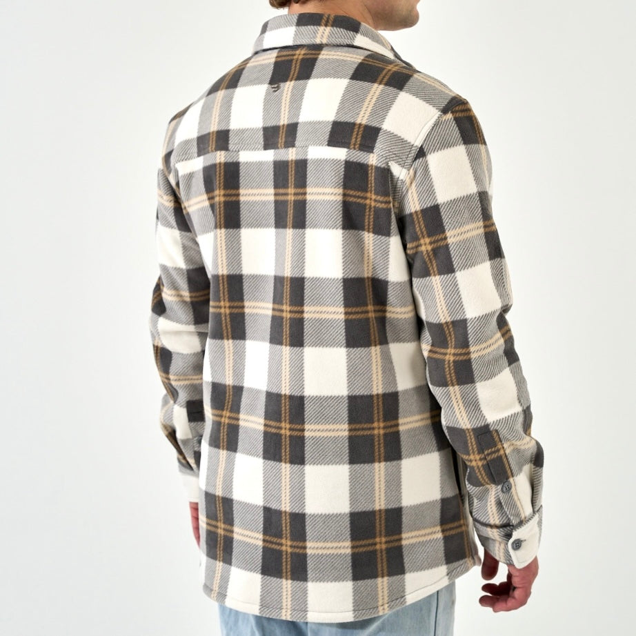 Burlebo Shacket - Coyote Plaid