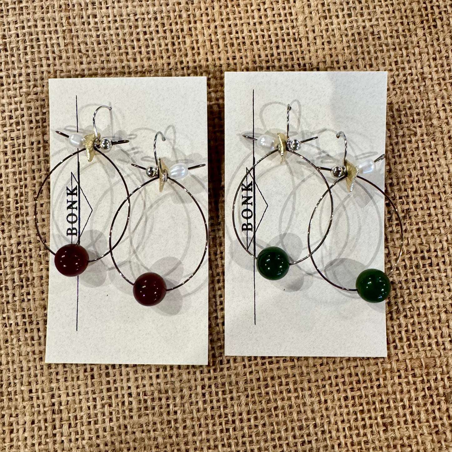 Handmade Sara Bonk Earrings
