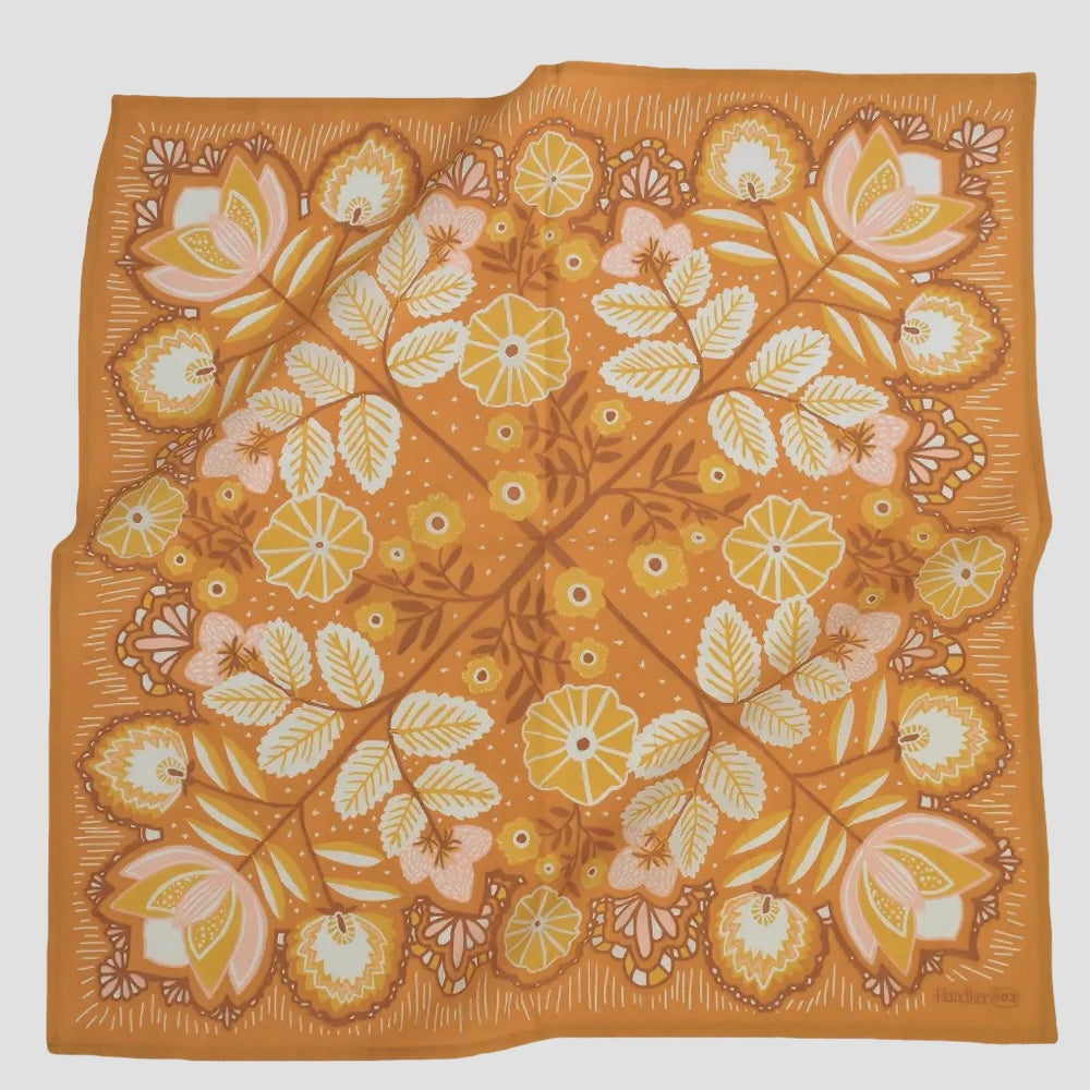 Handker Bandana 100% Organic Cotton 22" x 22"
