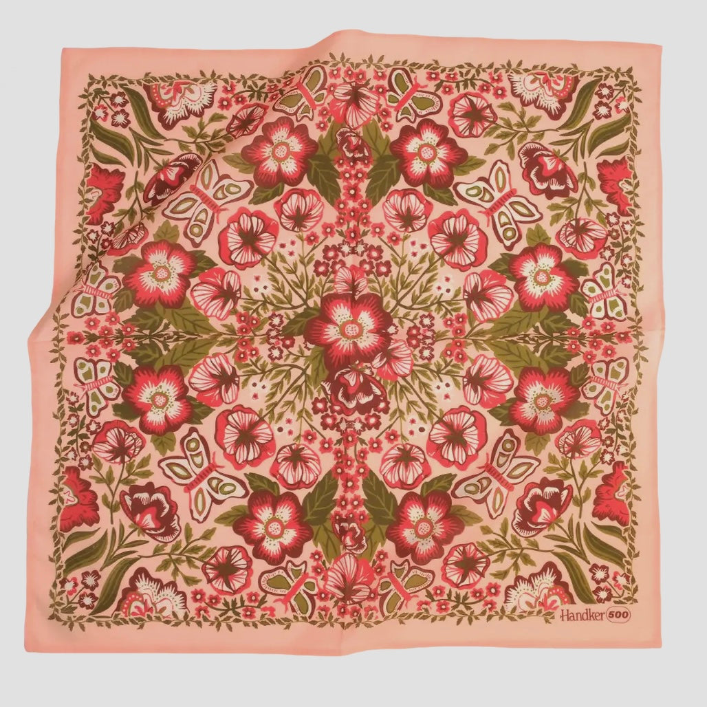 Handker Bandana 100% Organic Cotton 22" x 22"