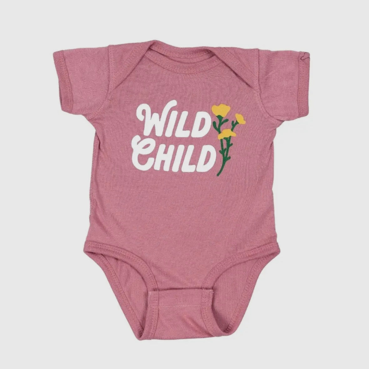 Keep Nature Wild Wild Child Baby Bodysuit / Toddler T - Dusty Rose