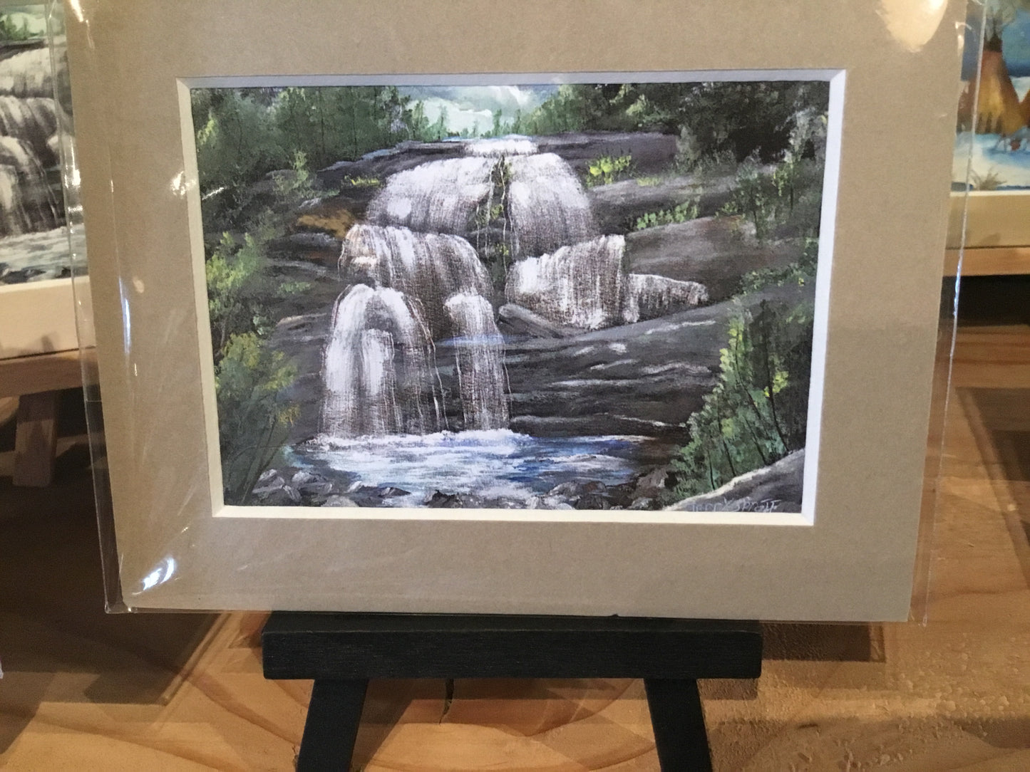 Terry Spratt Mini Canvas + Easel