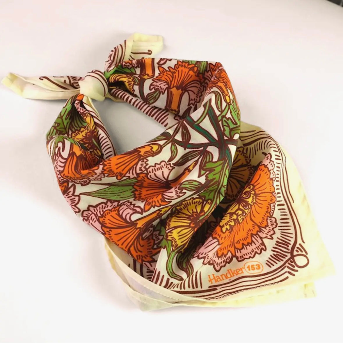 Handker Bandana 100% Organic Cotton 22" x 22"