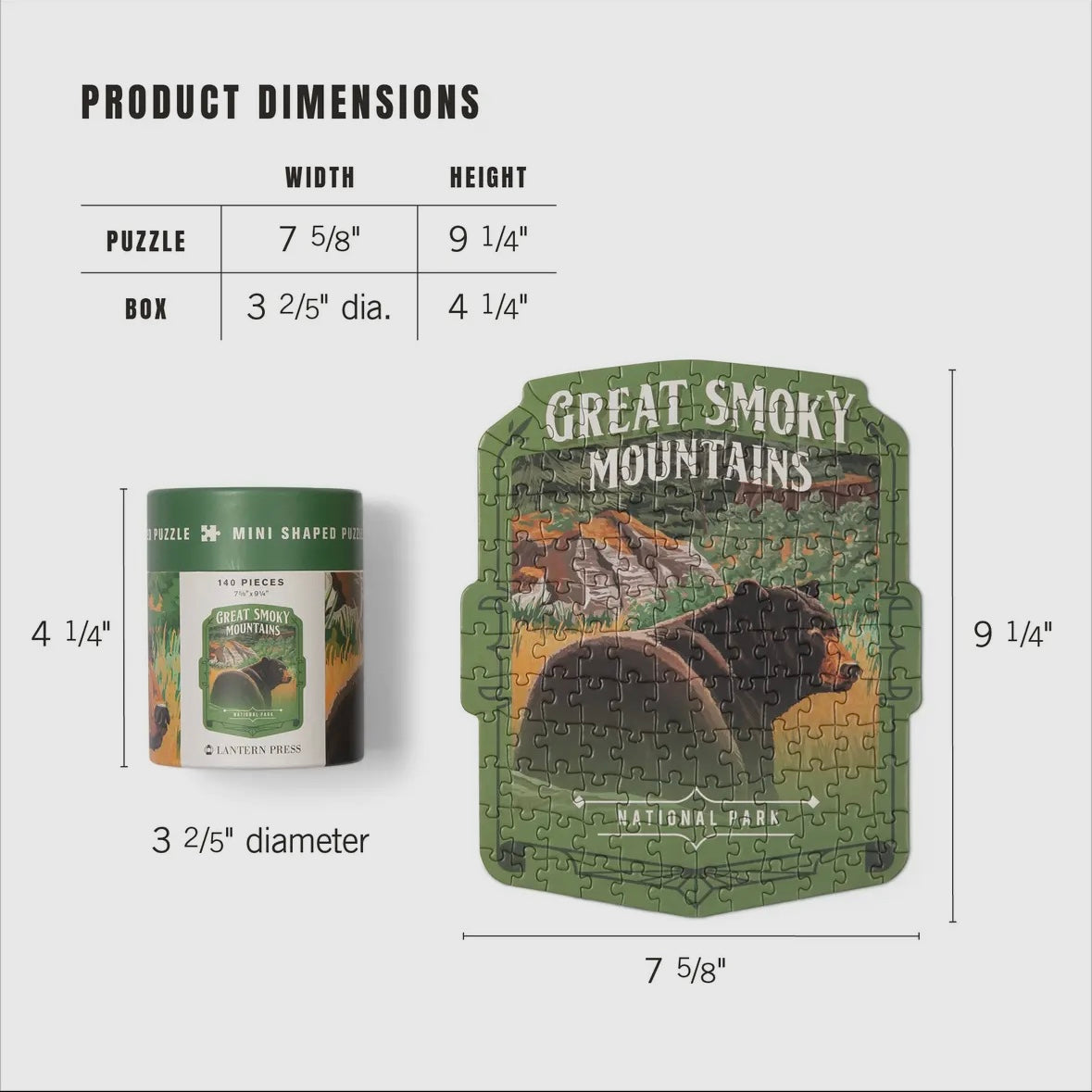 Protect Our National Parks - Mini Puzzle, Great Smoky Mtns