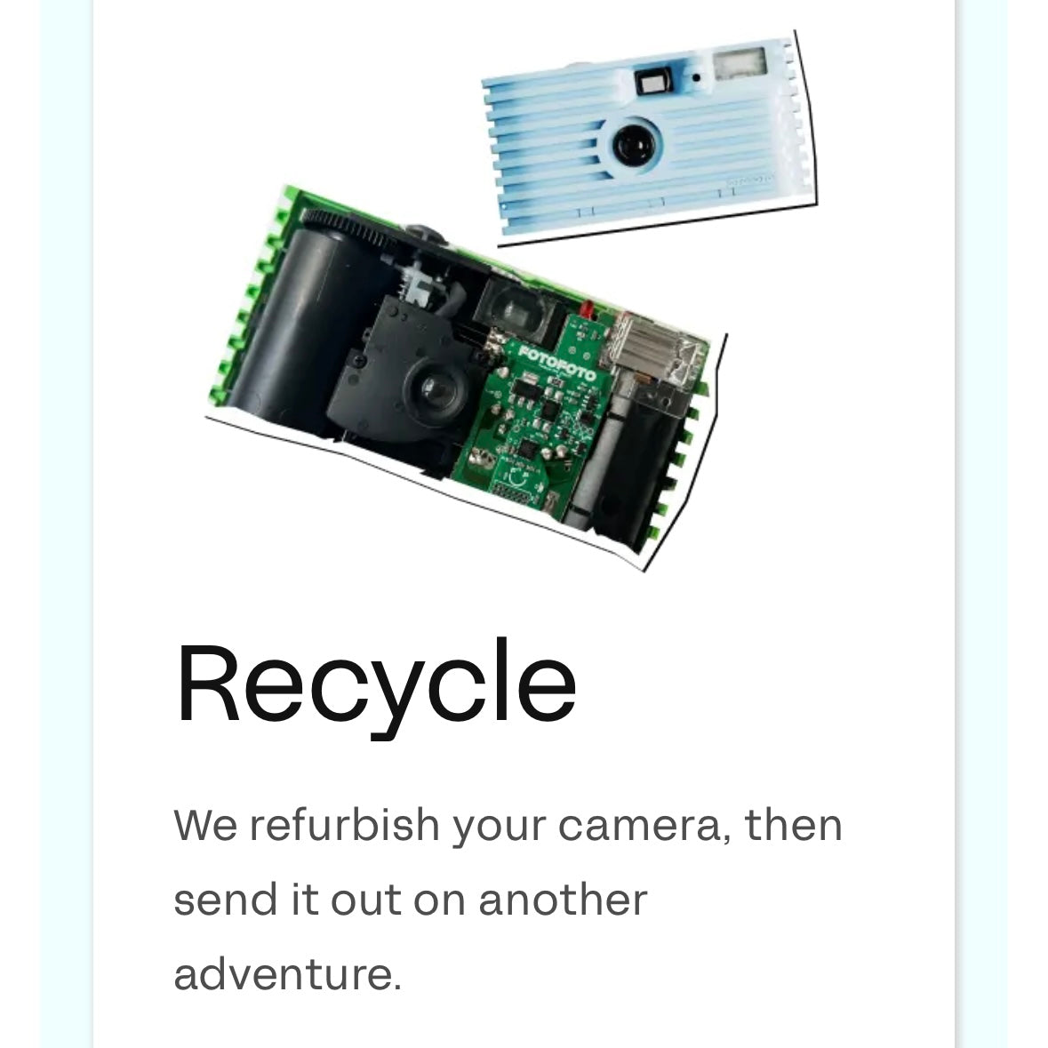 Fotofoto Sustainable Disposable Camera