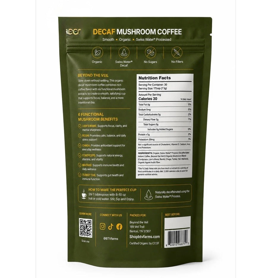 Beyond the Veil Decaf Mushroom Coffee