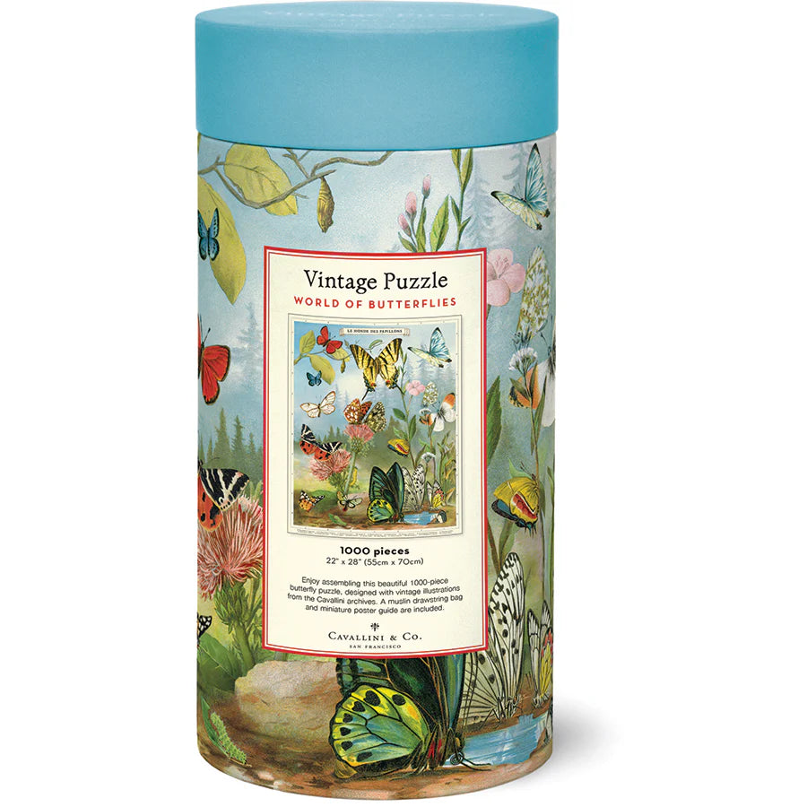 Cavallini & Co World Of Butterflies - 1,000 Piece Puzzle