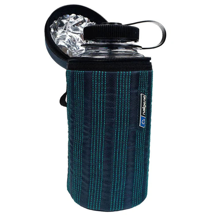 Nalgene 32oz W/M Bottle Insulated Sleeve, Blue/Green